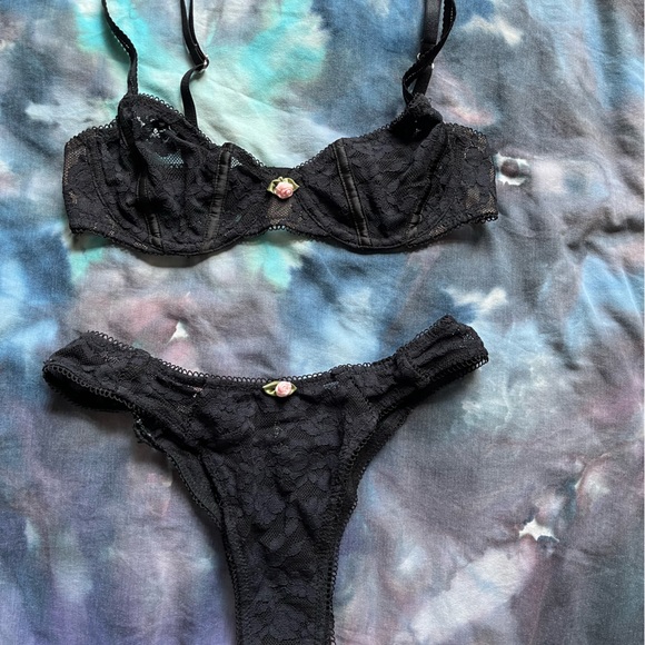 2pc For Love And Lemons Lou Lace Set - Picture 3 of 8